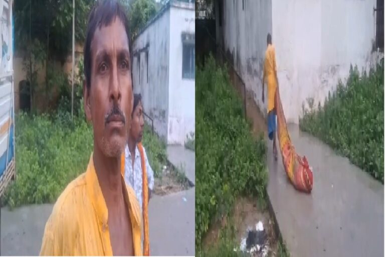 बक्सर में शव को घसीटकर पोस्टमार्टम हाउस ले जाने का वीडियो वायरल, व्यवस्था पर उठे सवाल