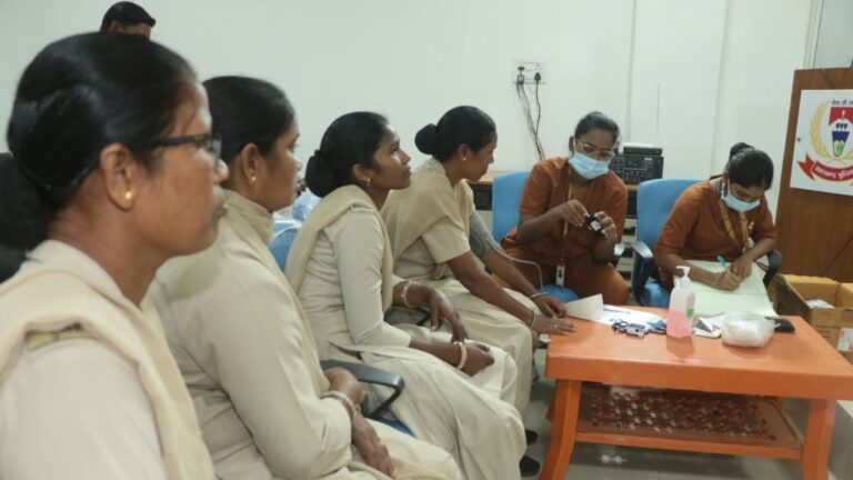 रांची पुलिस के जवानों के लिए हेल्थ चेकअप कैंप, BP-शुगर समेत कई बीमारियों की हुई जांच