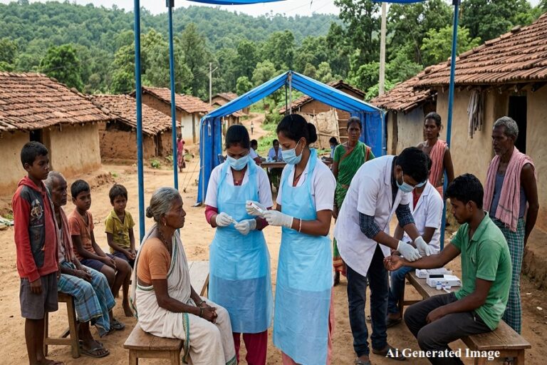 सारंडा के दुबिल गांव में मलेरिया का प्रकोप, 125 ग्रामीणों की जांच में 42 मिले संक्रमित