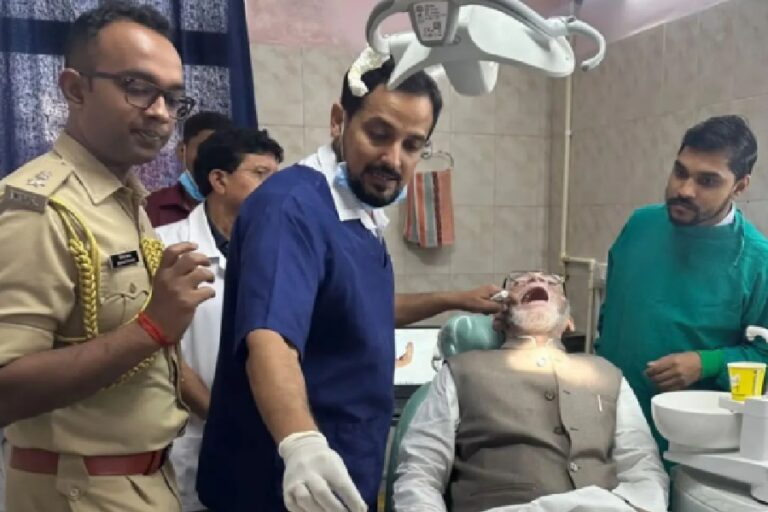 सदर अस्पताल पहुंचे राज्यपाल संतोष गंगवार, डेंटल OPD में कराया दांतों का इलाज