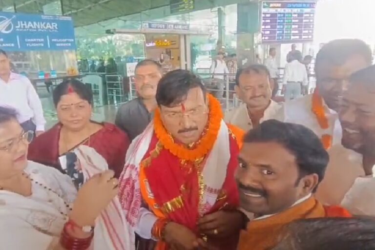 गजेंद्र सिंह पटेल रांची पहुंचे, 24-25 अक्टूबर को होगी भाजपा प्रदेश कार्यसमिति की बैठक